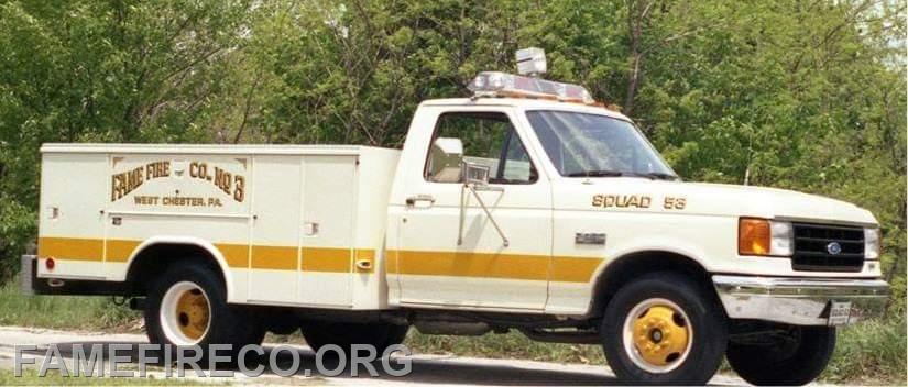 1988 Ford F 350 utility vehicle. 